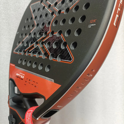 X-ONE Carbon Fiber Padel Racket Round Shape 3K 12K 18K Paddle Tennis Racquet