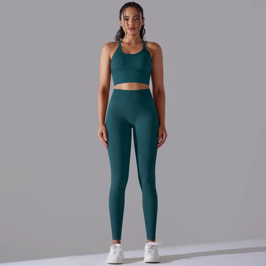 Curve & Flow Set - Brushed Fabric Moisture-Wicking