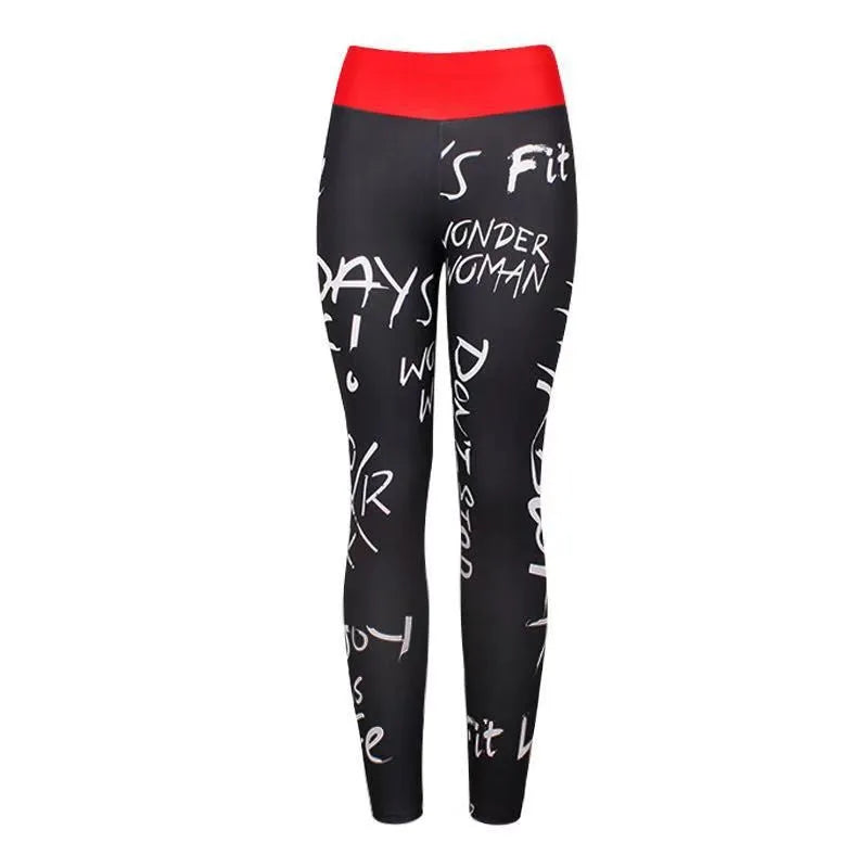 Sculpt & Flow Leggings - Graffiti