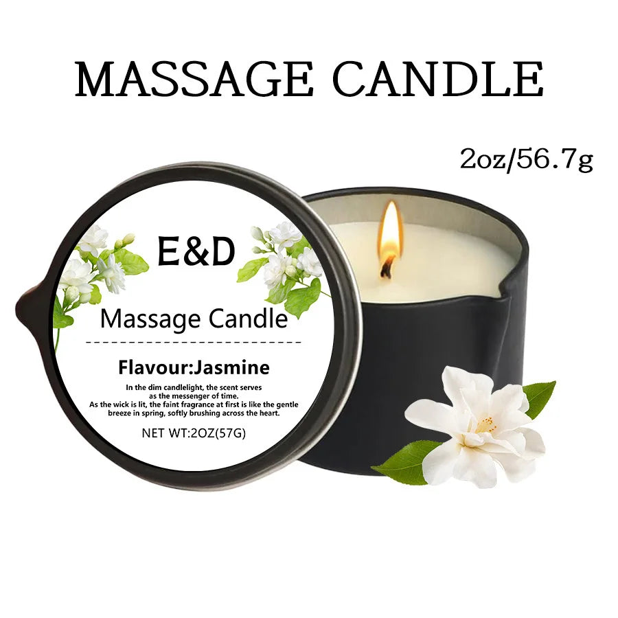 EVODUCK Luxury Massage Oil Candle | Stress Relief Aromatherapy