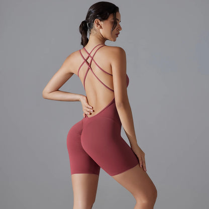Curve & Flow Set - Butt Lift One Piece Jumpsuit