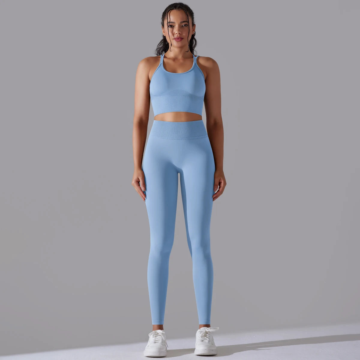 Curve & Flow Set - Brushed Fabric Moisture-Wicking