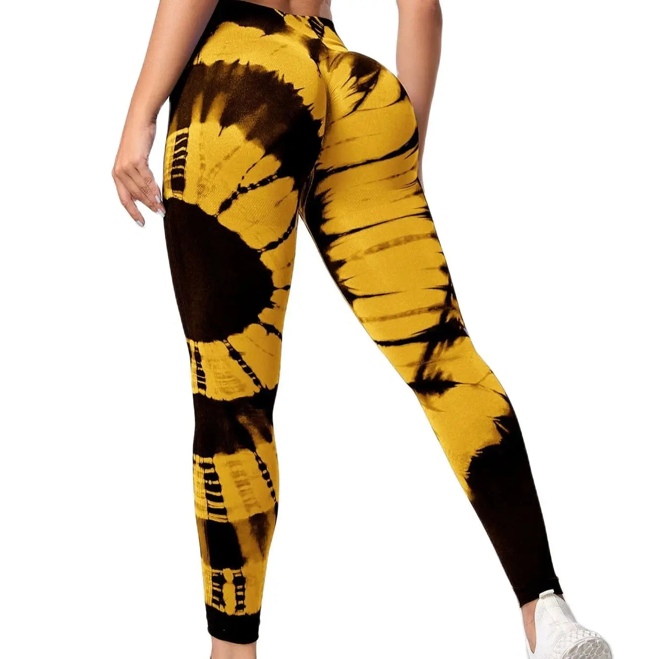 Sculpt & Flow Leggings - Scrunch Tie Dye