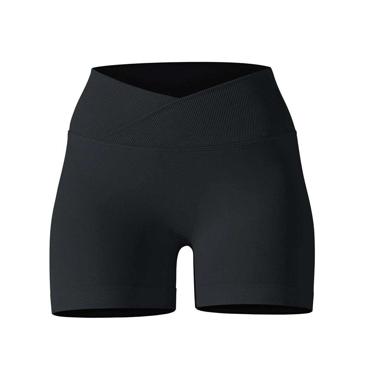 Womens High Waist Gym Running Shorts Seamless Scrunch Butt Fitness Workout