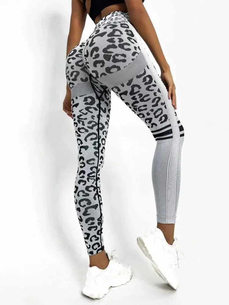 Sculpt and Flow Leggings - Leopard Print