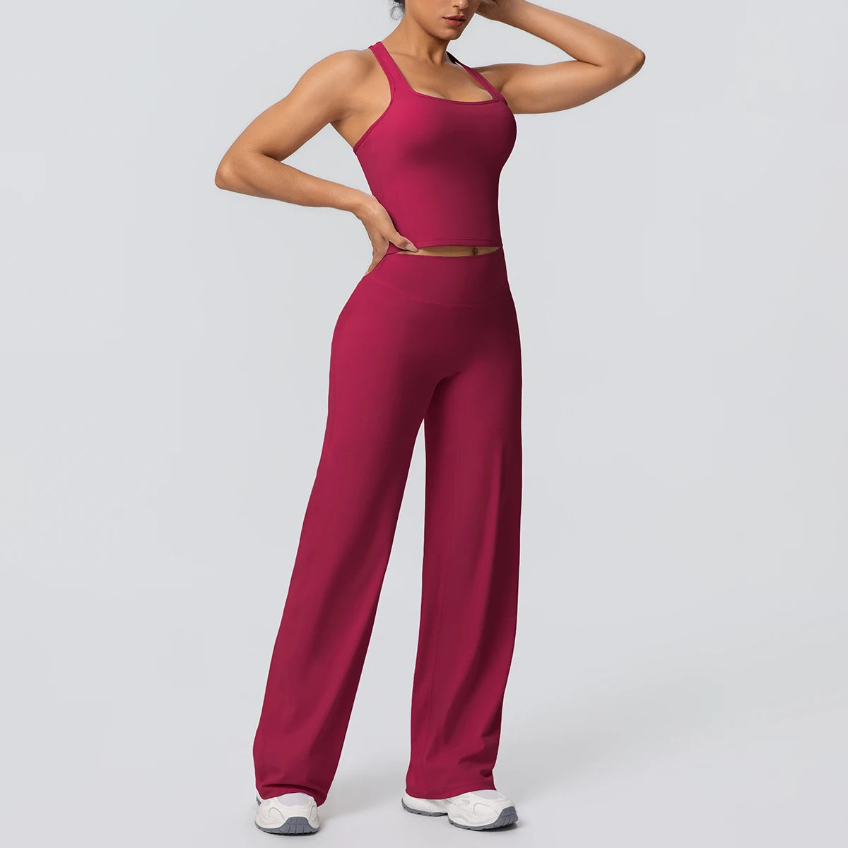 Aura Flow Set - Stretch Wide Leg Comfort