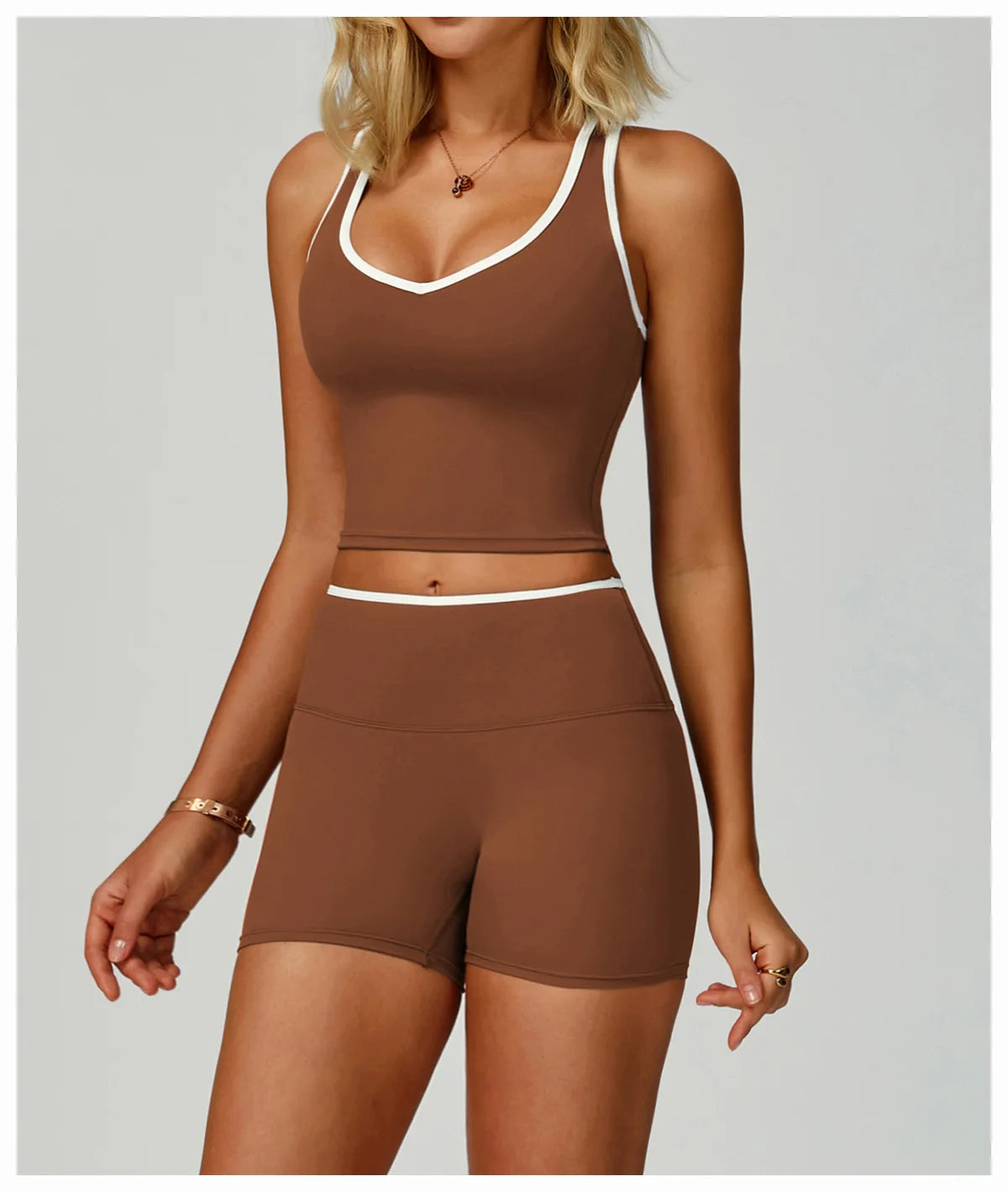 Women Sports Bra High Support Yoga Top Gym Workout Padded Fitness Vest