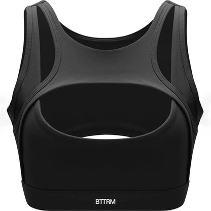 Women High Impact Sports Bra Push Up Shockproof Gym Workout Yoga Crop Top