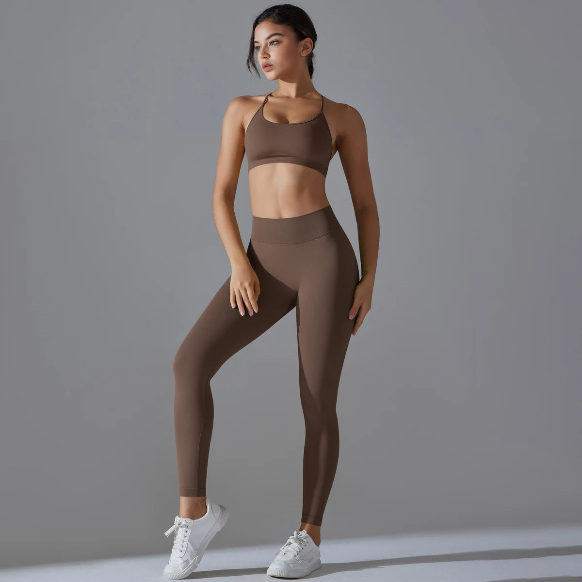 Women Yoga Sports Suit | Breathable Bra Leggings Set