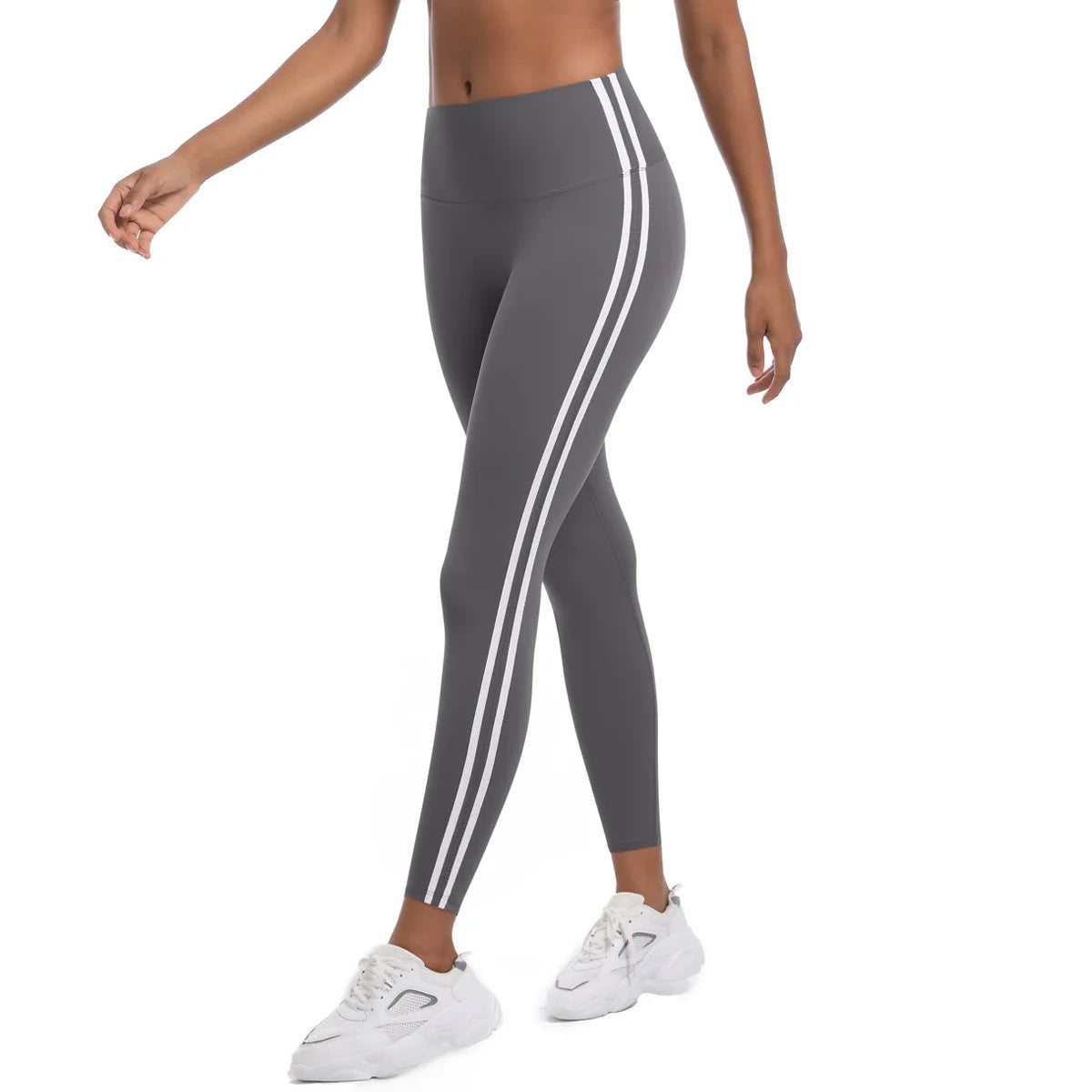 Second Skin Leggings - Athletic Striped