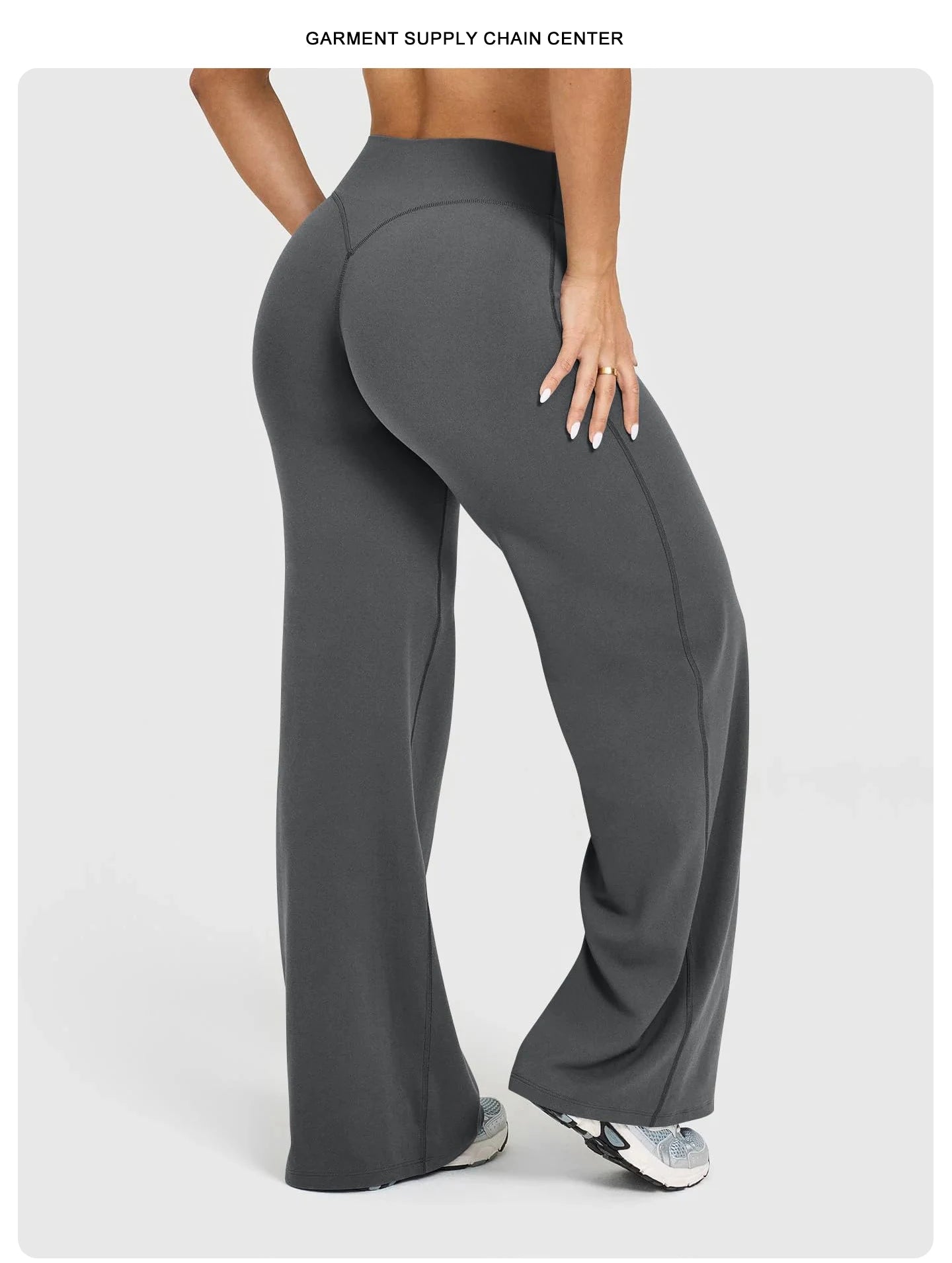 Sculpt & Flow Leggings - Tummy Control Wide Leg