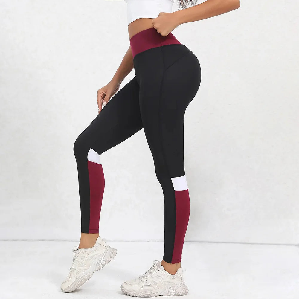 Sculpt & Flow Leggings - Seamless Colorblock
