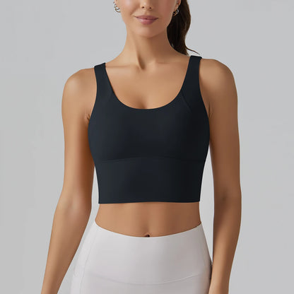 Women Athletic Sports Bra Shockproof Yoga Gym Running Workout Top