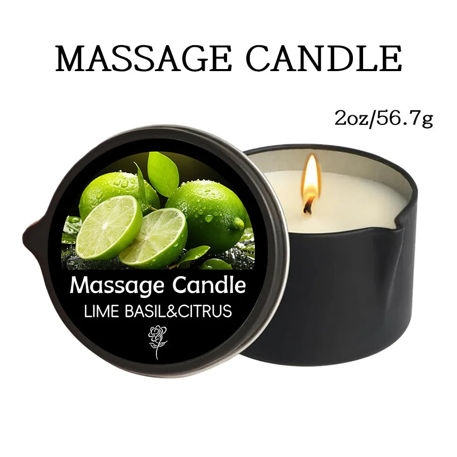 EVODUCK Luxury Massage Oil Candle | Stress Relief Aromatherapy