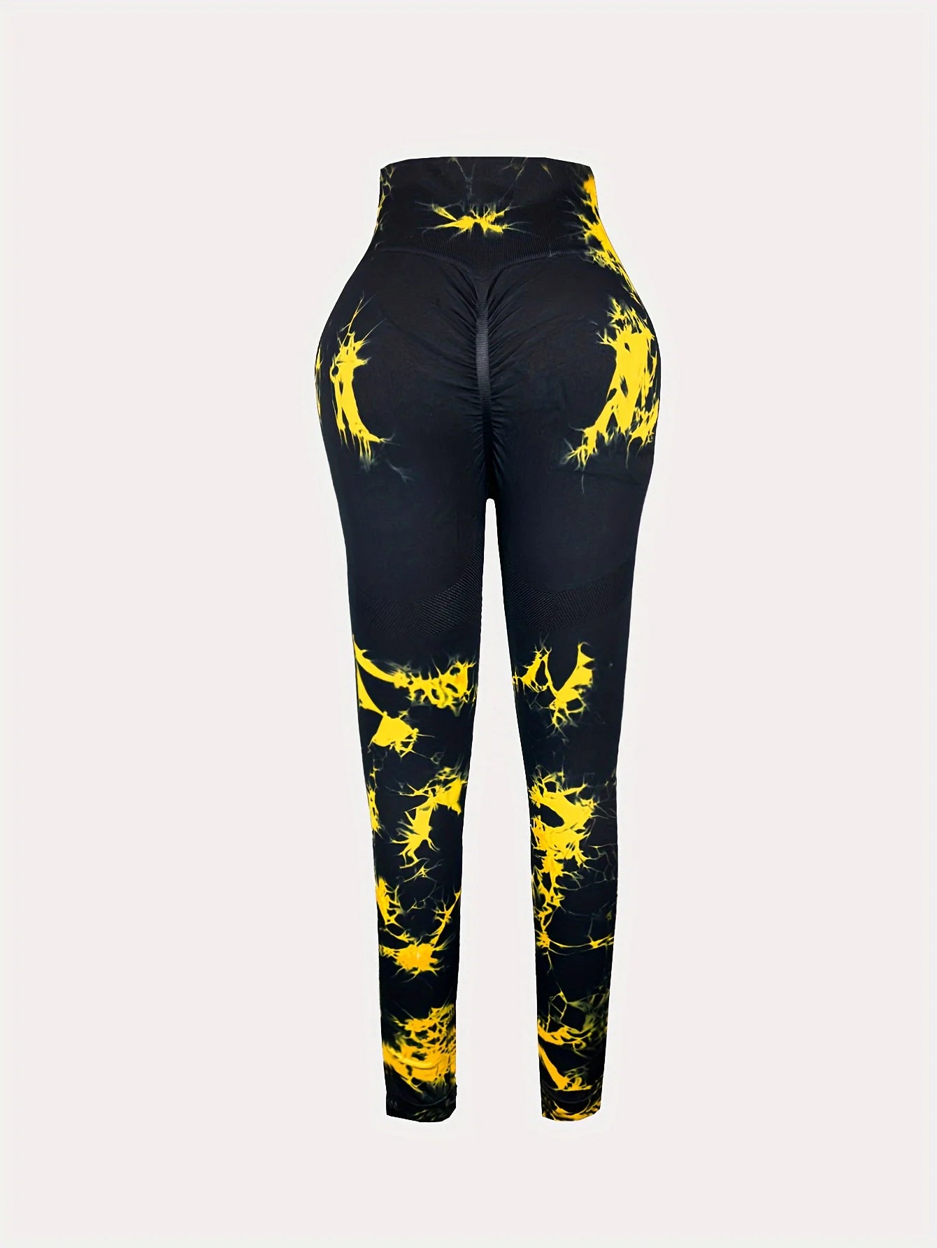 Contour Fit Leggings - Seamless Tie Dye