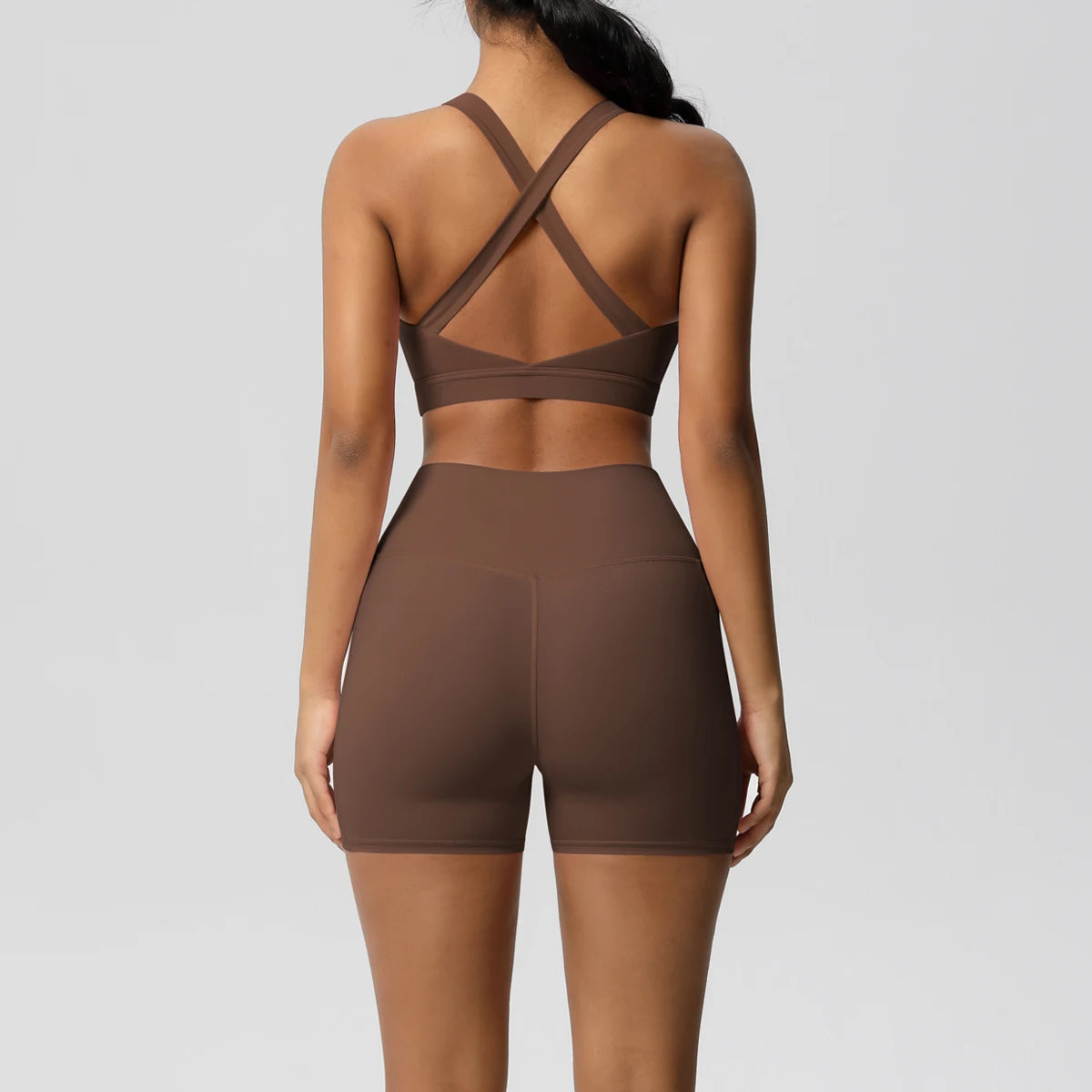 2 Piece Cross Fit Set Women | Pocket Leggings Gym Outfit