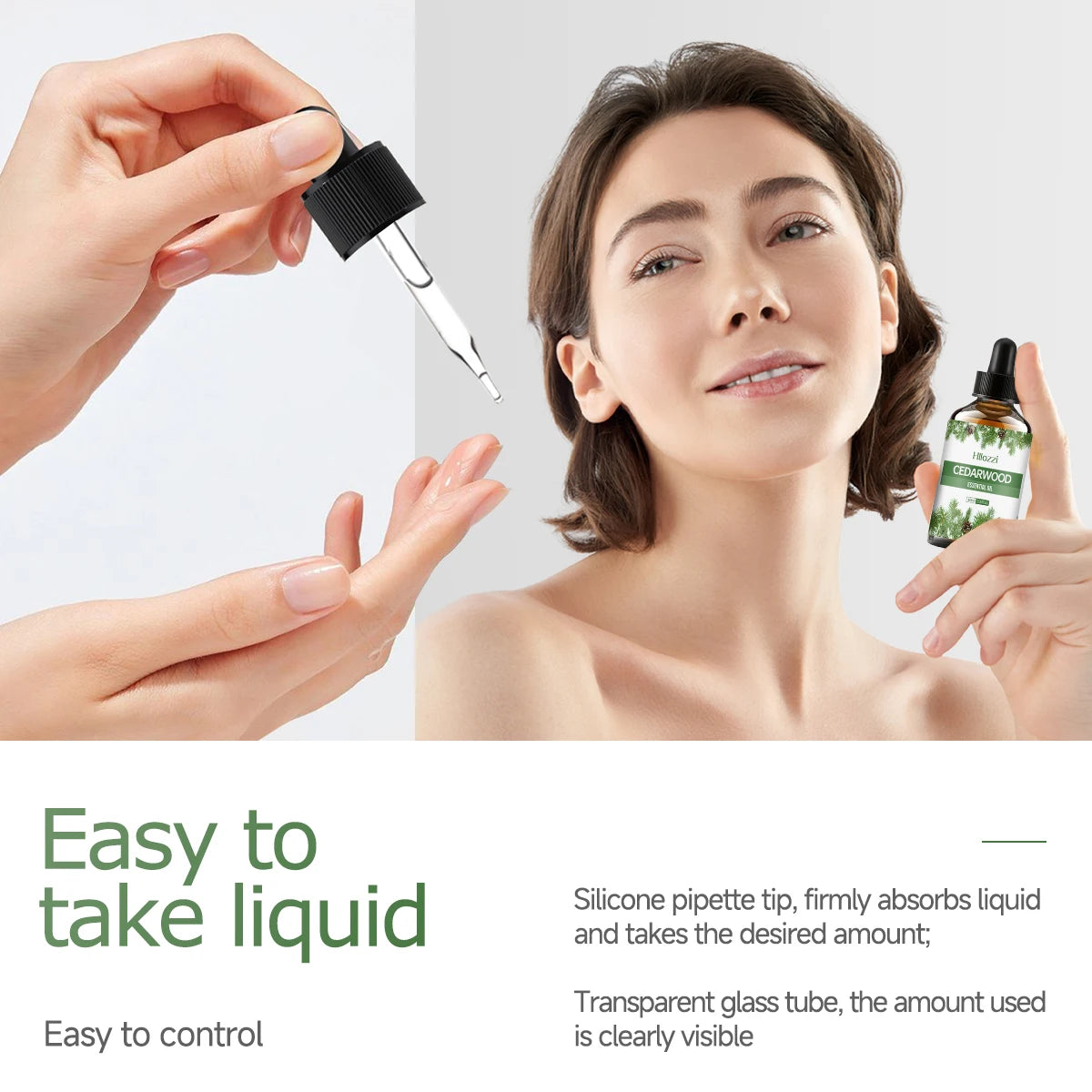 Cedarwood Essential Oil | Pure Plant Aromatherapy Oil for Diffuser, Humidifier & Soap