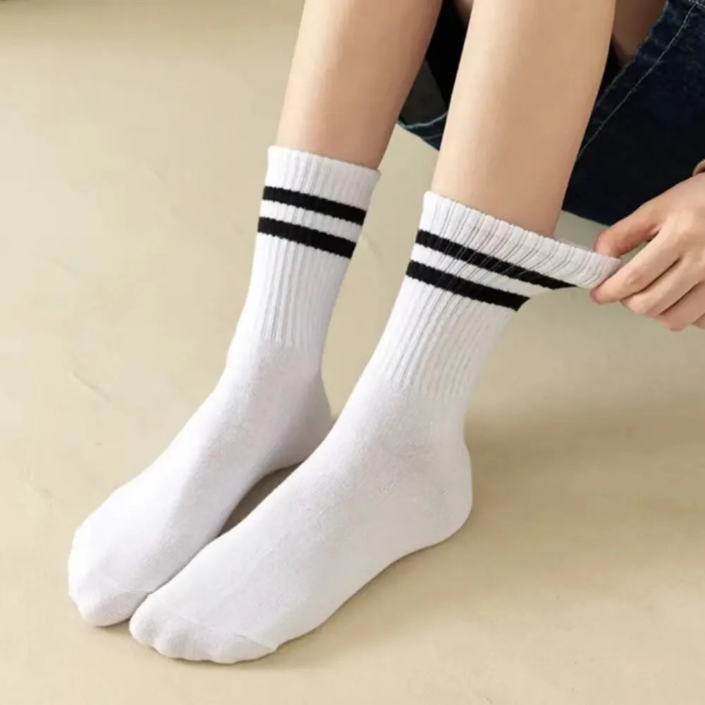 Women Mid Socks Multi Pack Breathable Sweat Absorb Casual Sports Socks