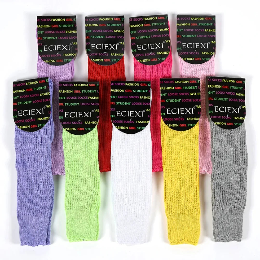 Essential Slouch Socks - White
