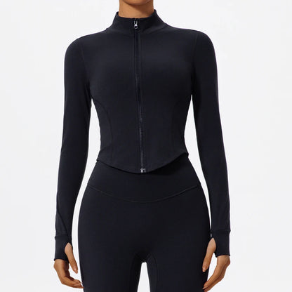 Women Zip Up Yoga Jacket | Ultra Soft Quick Dry Sports Top