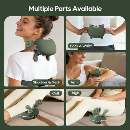 Bionic Finger Neck Massager Cervical Pillow Shoulder Massager Trapezius Shiatsu Kneading Muscle Body Leg Relax Massage Pillow