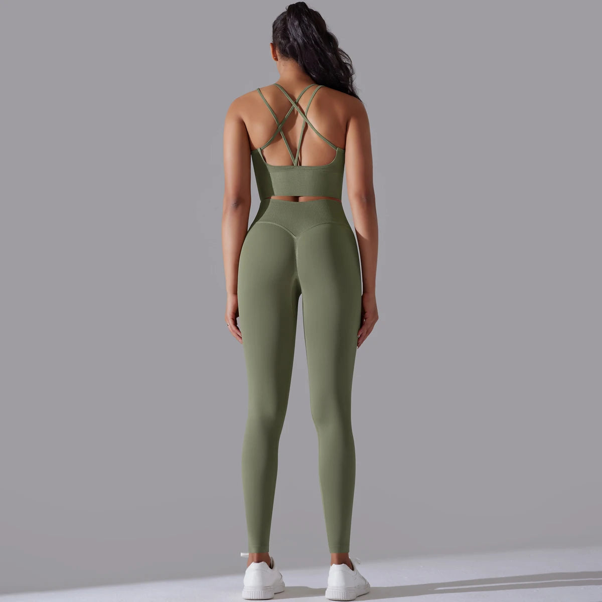 Curve & Flow Set - Brushed Fabric Moisture-Wicking