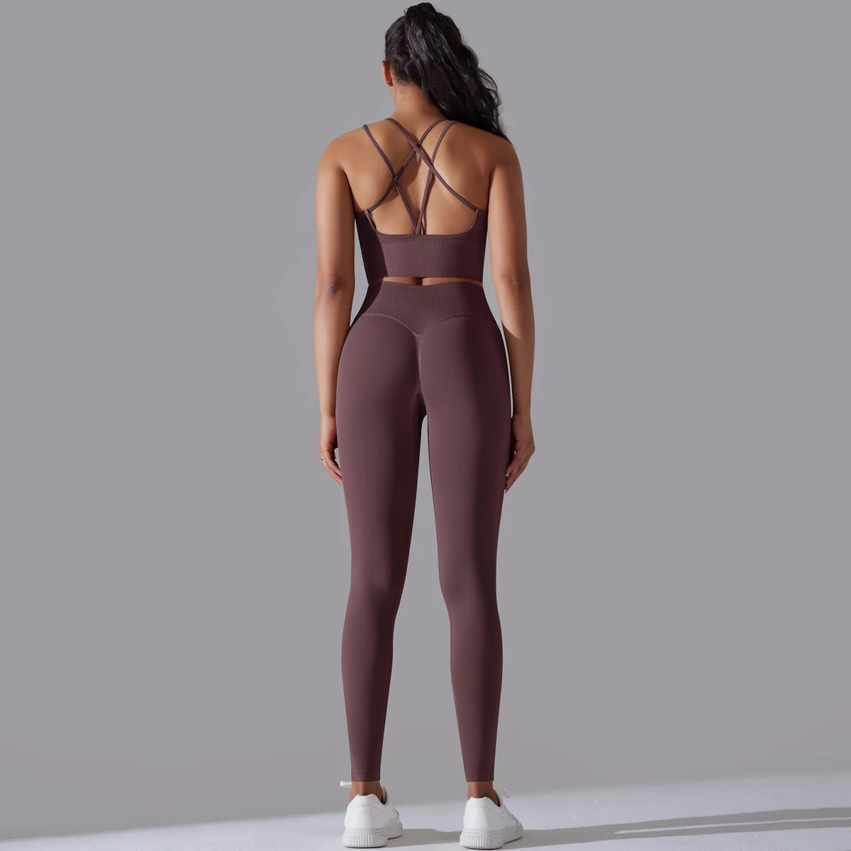 Curve & Flow Set - Brushed Fabric Moisture-Wicking