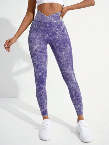 Sculpt & Flow Leggings - Crossover Waist