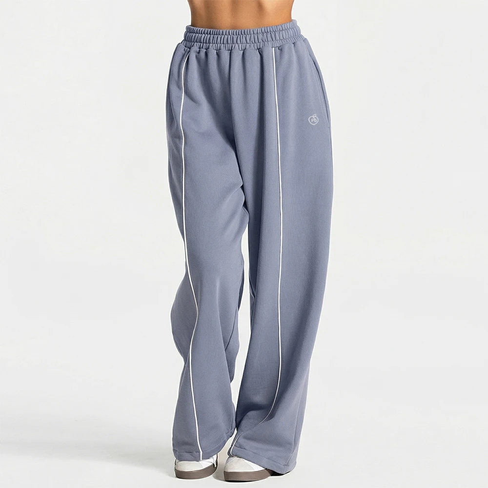 Studio & Street™ Wide-Leg Track Trousers