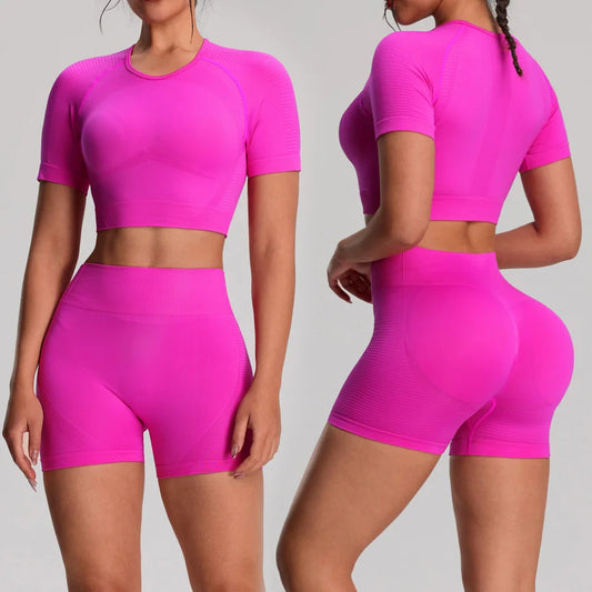 Curve & Flow - Shaping Tee Pink