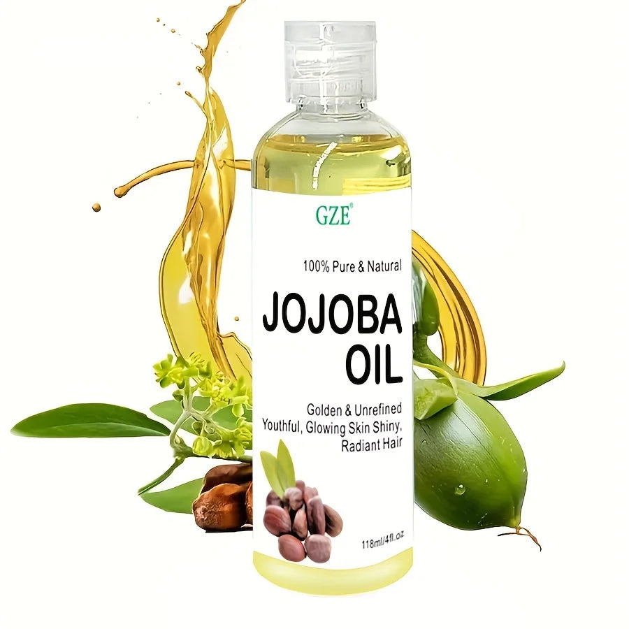 GZE Grapeseed Oil, Skin Care for Sensitive Skin, Light Silky Moisturizer for All Skin Type, Hair Strengthens Vegan Thickening