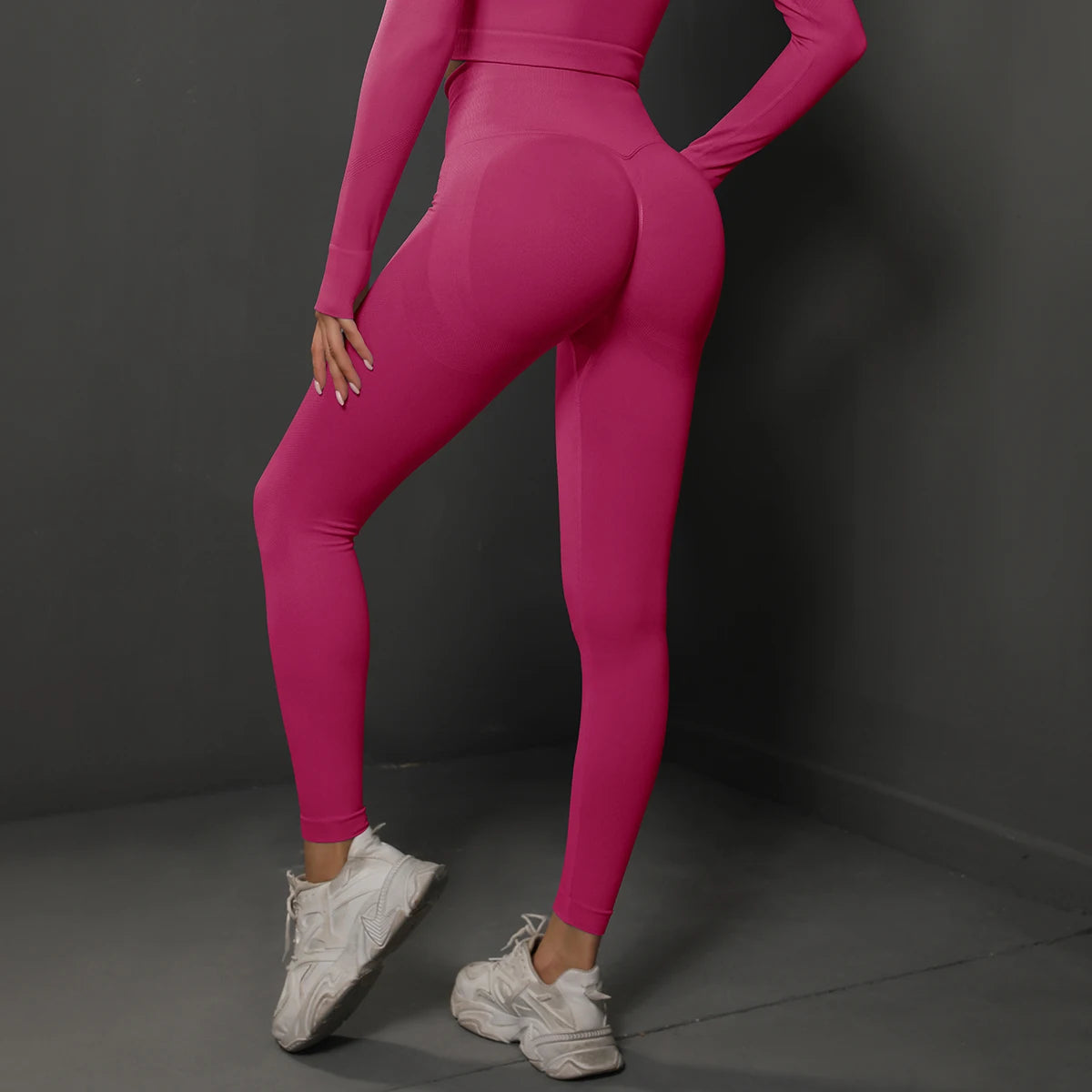 Sculpt & Flow Leggings – High Waisted Seamless Fit