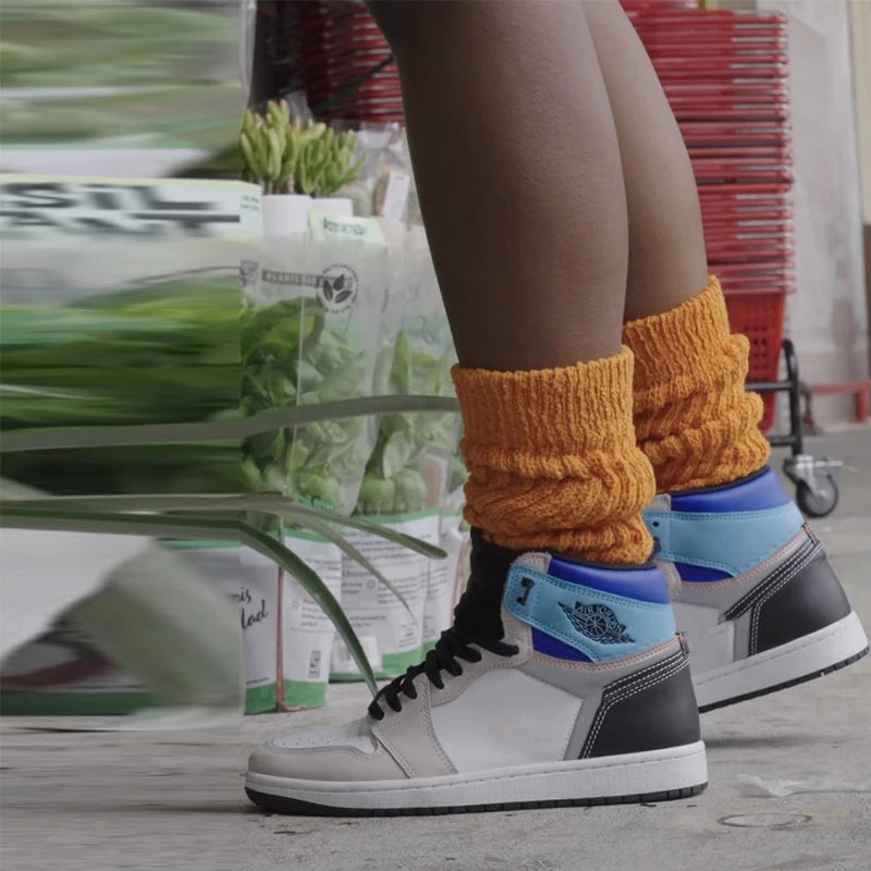 Essential Slouch Socks - White