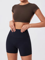 Hearuisavy Sports Top | Backless Yoga Crop Activewear