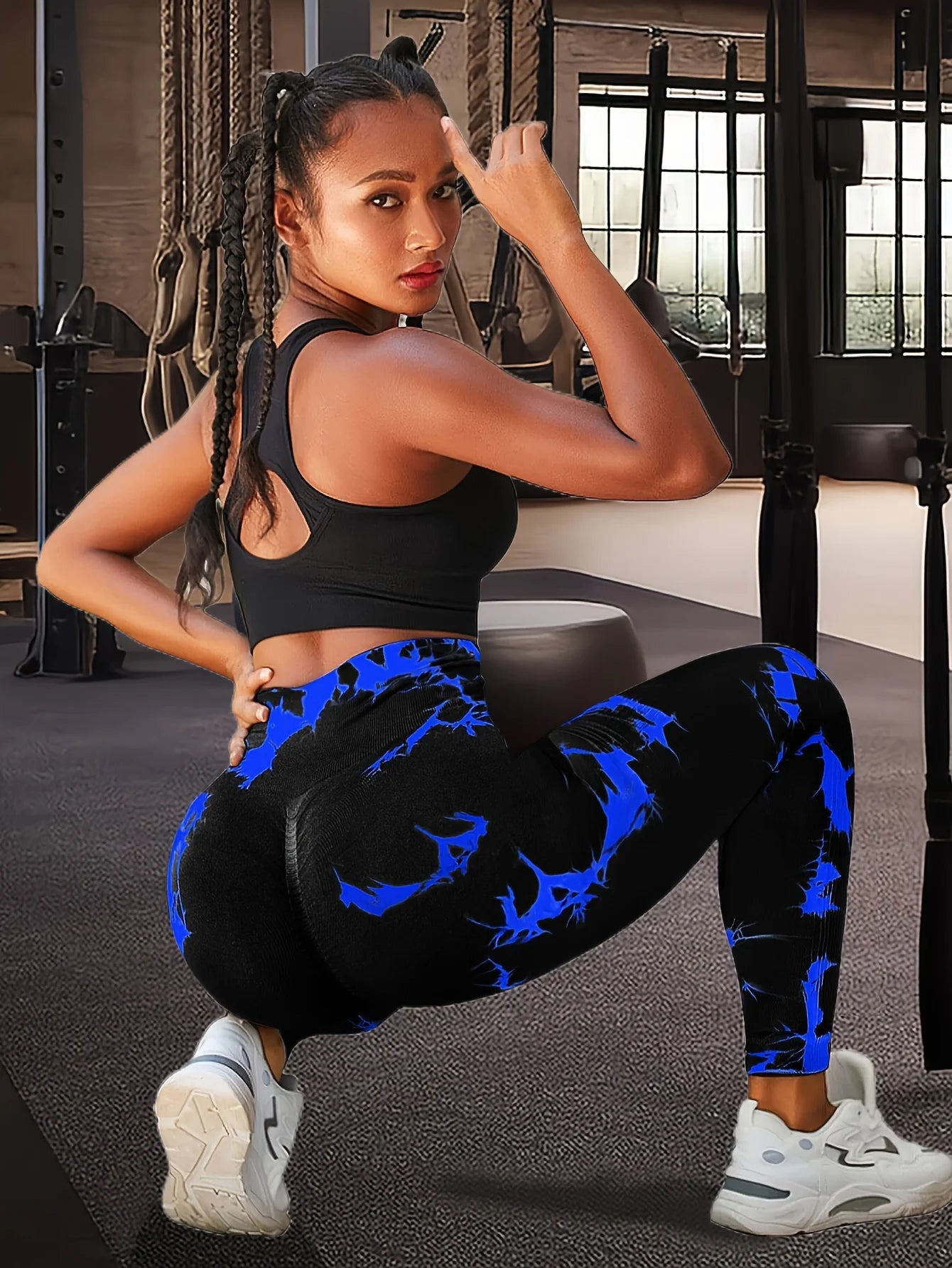 Contour Fit Leggings - Seamless Tie Dye