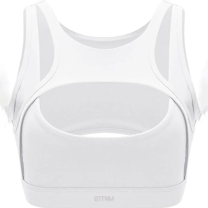 Women High Impact Sports Bra Push Up Shockproof Gym Workout Yoga Crop Top