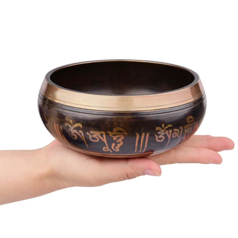 Tibetan Singing Bowl Set 5 Inch | Handmade Meditation Sound Bowl