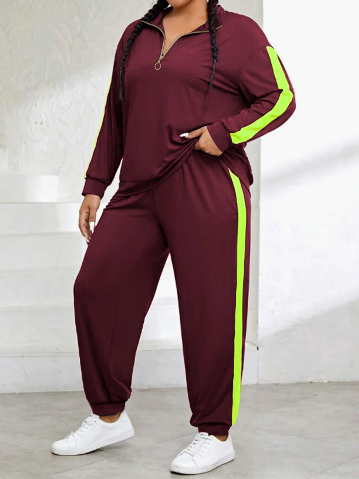 Full Form™ Side Stripe Half-Zip Set