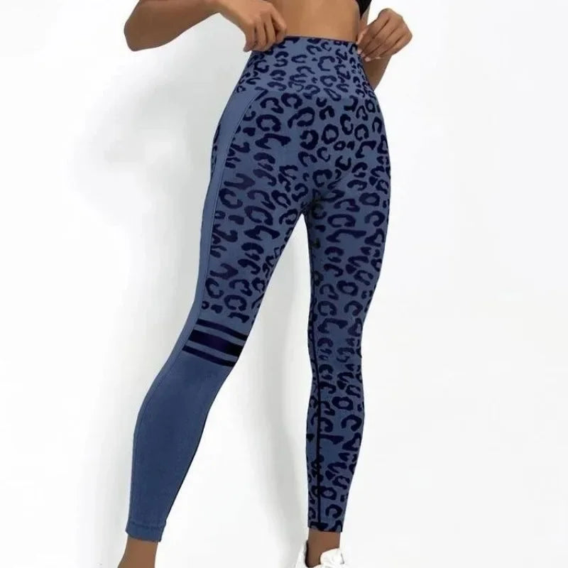 Sculpt and Flow Leggings - Leopard Print