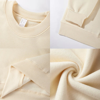 Women’s Casual Fleece Hoodie Smileprints Warm Winter Crewneck Top