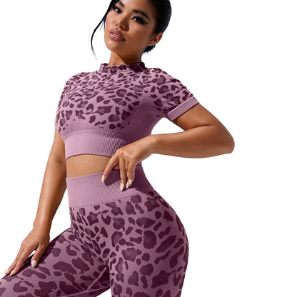 Curve & Flow Set - Seamless Leopard