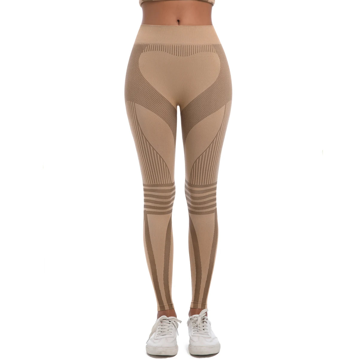 Contour Fit Leggings - Shaping Seamless Green