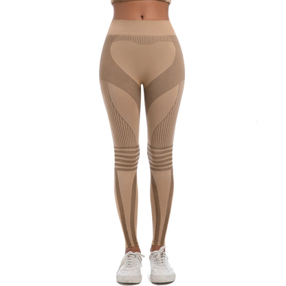 Contour Fit Leggings - Shaping Seamless Green