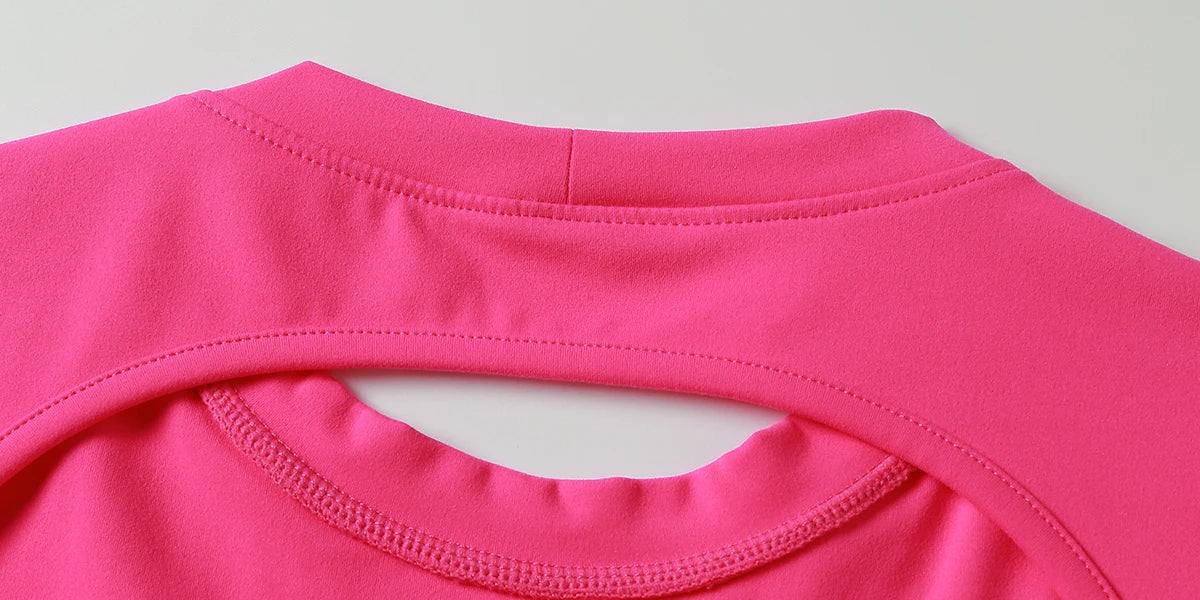 Ladies Sports Top | Backless Yoga Crop Activewear