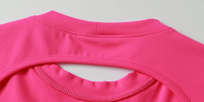 Ladies Sports Top | Backless Yoga Crop Activewear