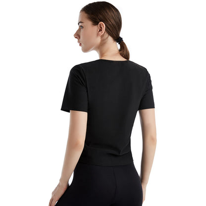 Women Sauna Sweat Workout Top | Weight Loss Shapewear Yoga Gym Shirt