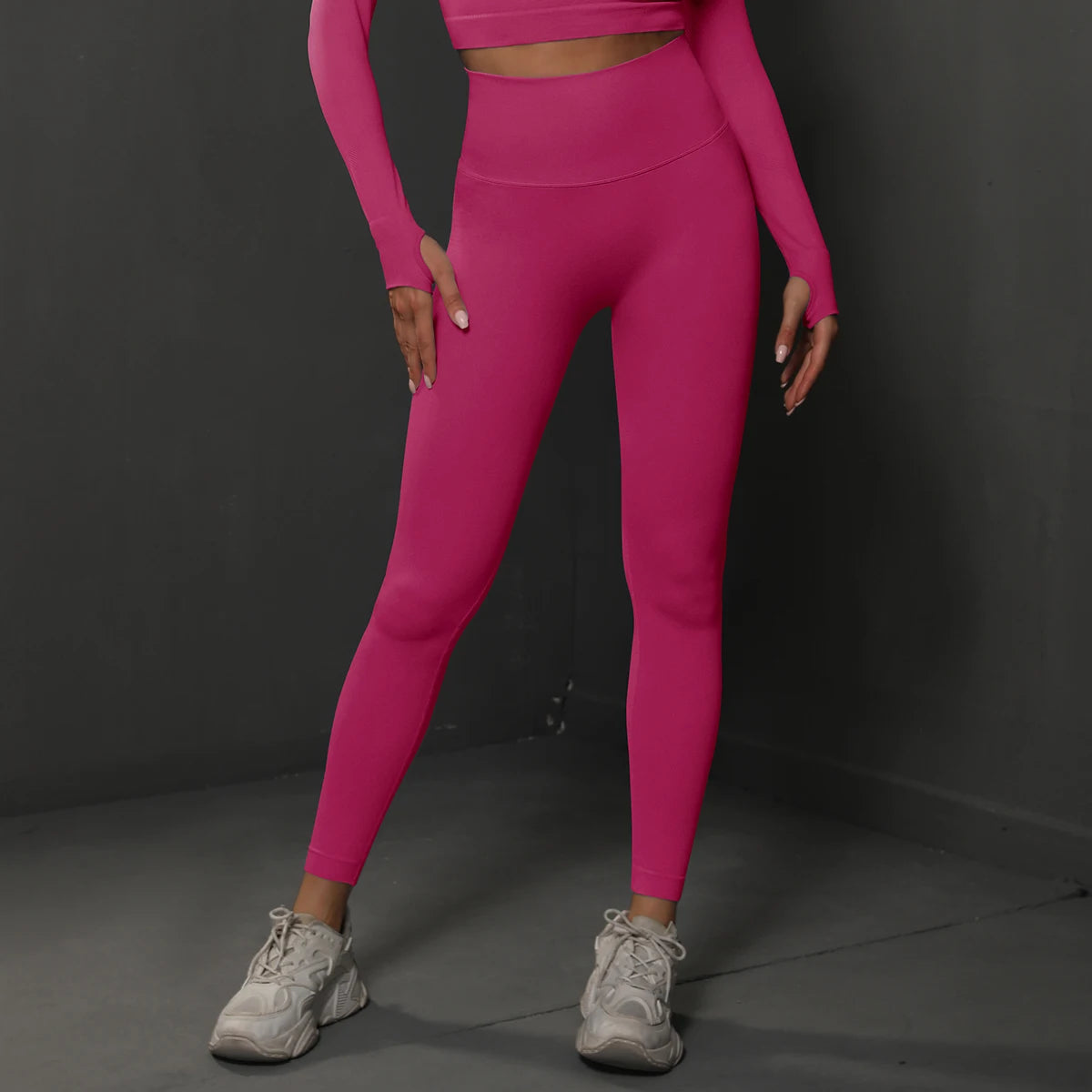 Sculpt & Flow Leggings – High Waisted Seamless Fit