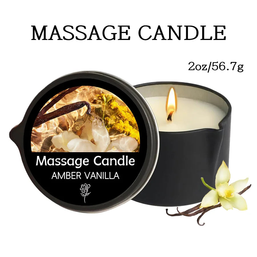 EVODUCK Luxury Massage Oil Candle | Stress Relief Aromatherapy