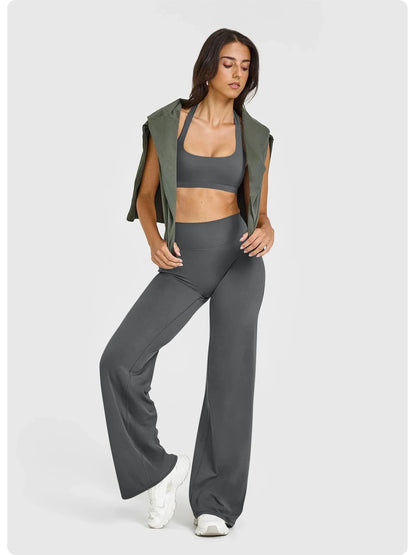 Sculpt & Flow Leggings - Tummy Control Wide Leg