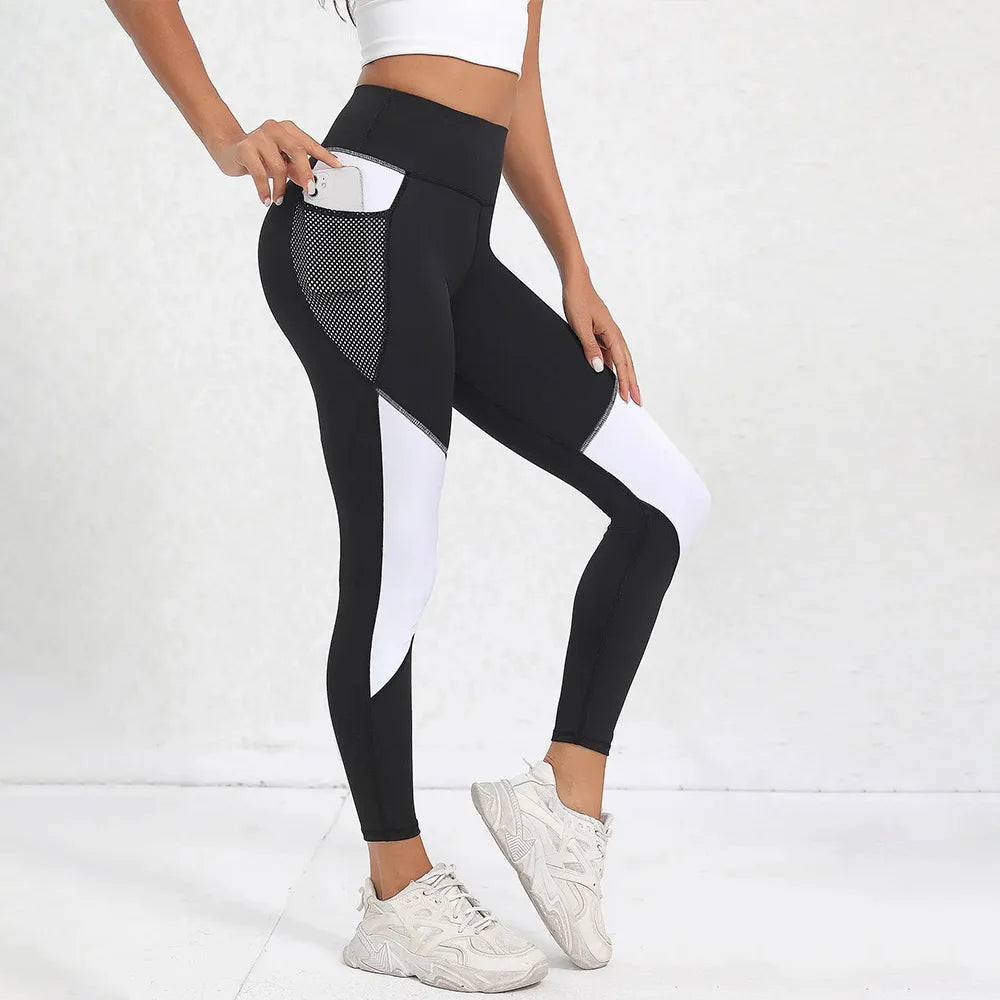 Sculpt & Flow Leggings - Seamless Colorblock